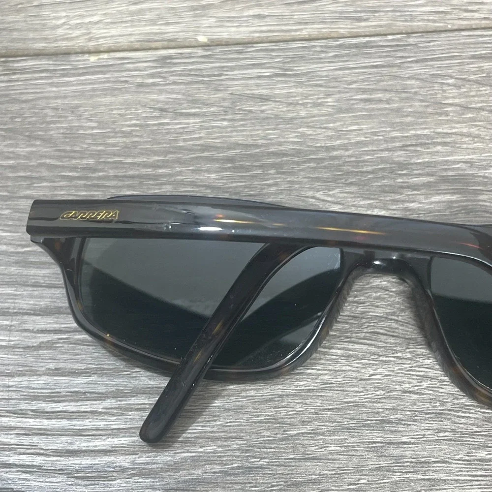 Carrera Sunglasses CA916/S 0086 Brown‎ Havana Wrap Tortoise Shell Black Lens